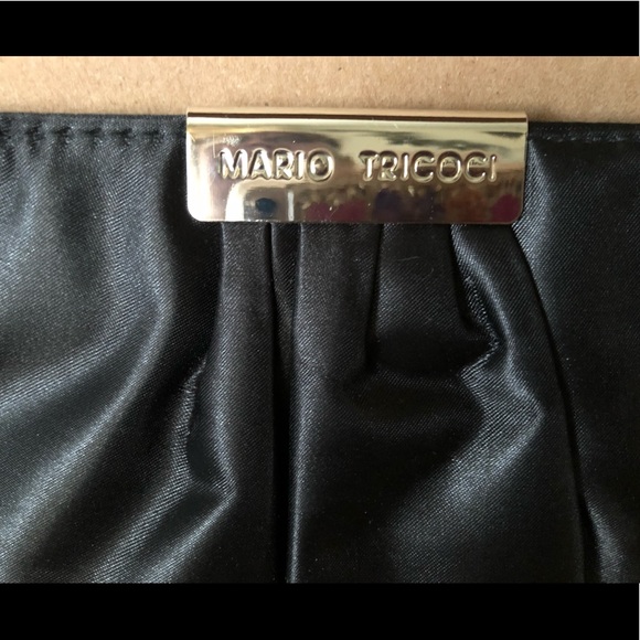 Mario Tricoci Large Black Clutch - Picture 2 of 5